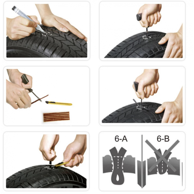 Sans Marque Outil de mesure de la profondeur des pneus de voiture -Noir à  prix pas cher