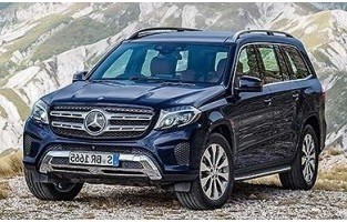 Tapis Mercedes GLS X166 7 sièges (2016-2019) logo Hybride